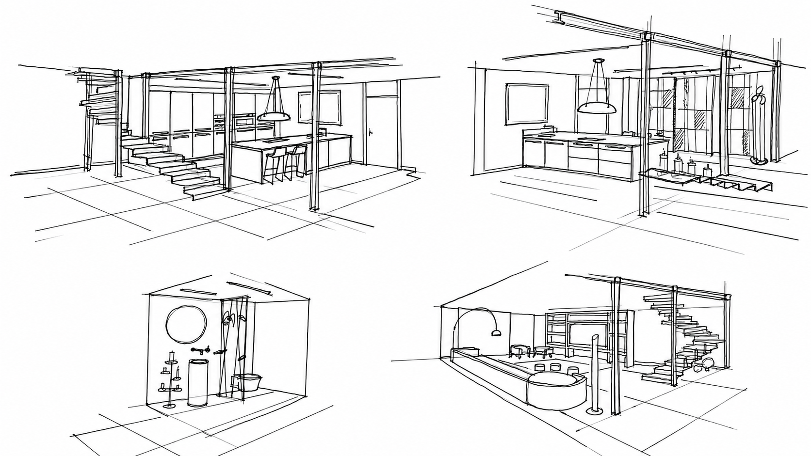 CONVERSACIONES CON CROQUIS interiorismo pepenietostudio
