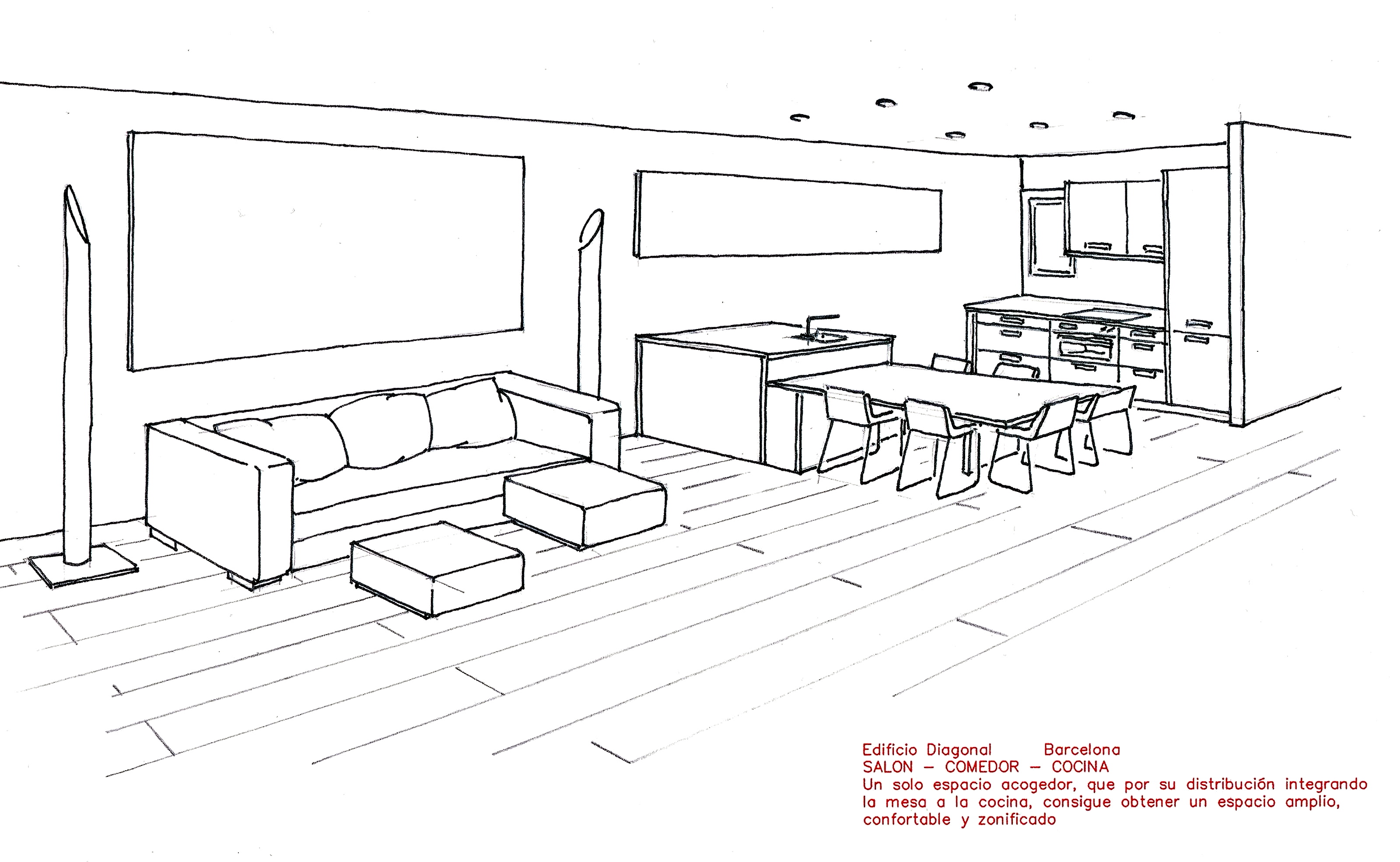 CONVERSACIONES CON CROQUIS interiorismo pepenietostudio
