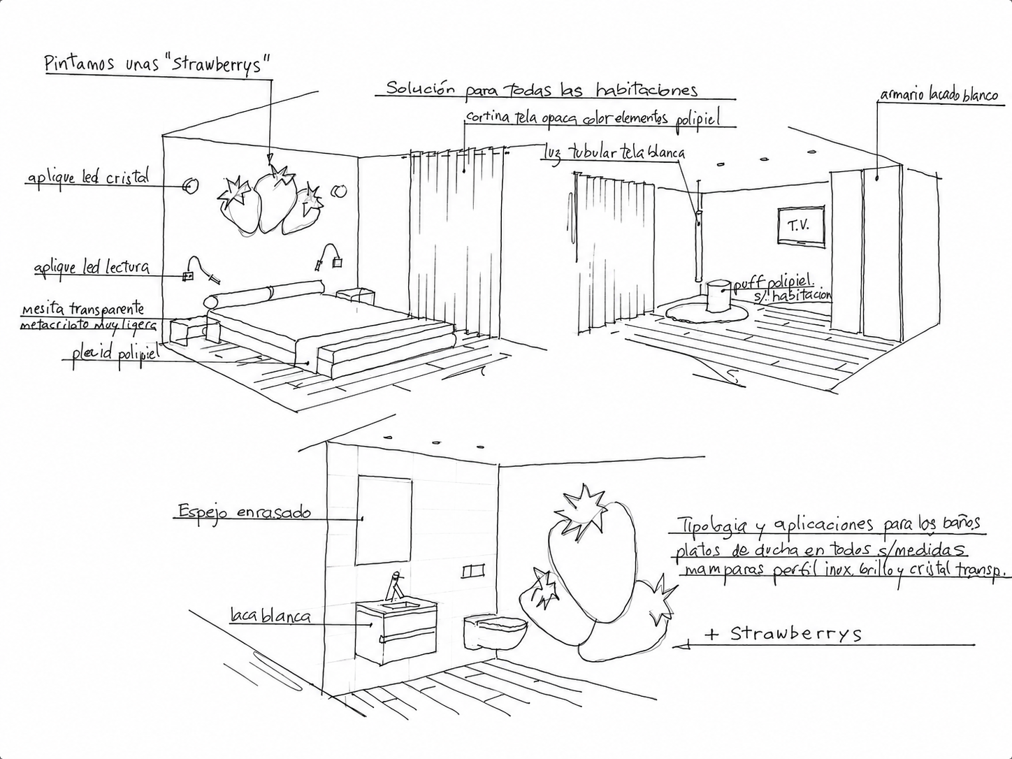 Strawberry interiorismo pepenietostudio