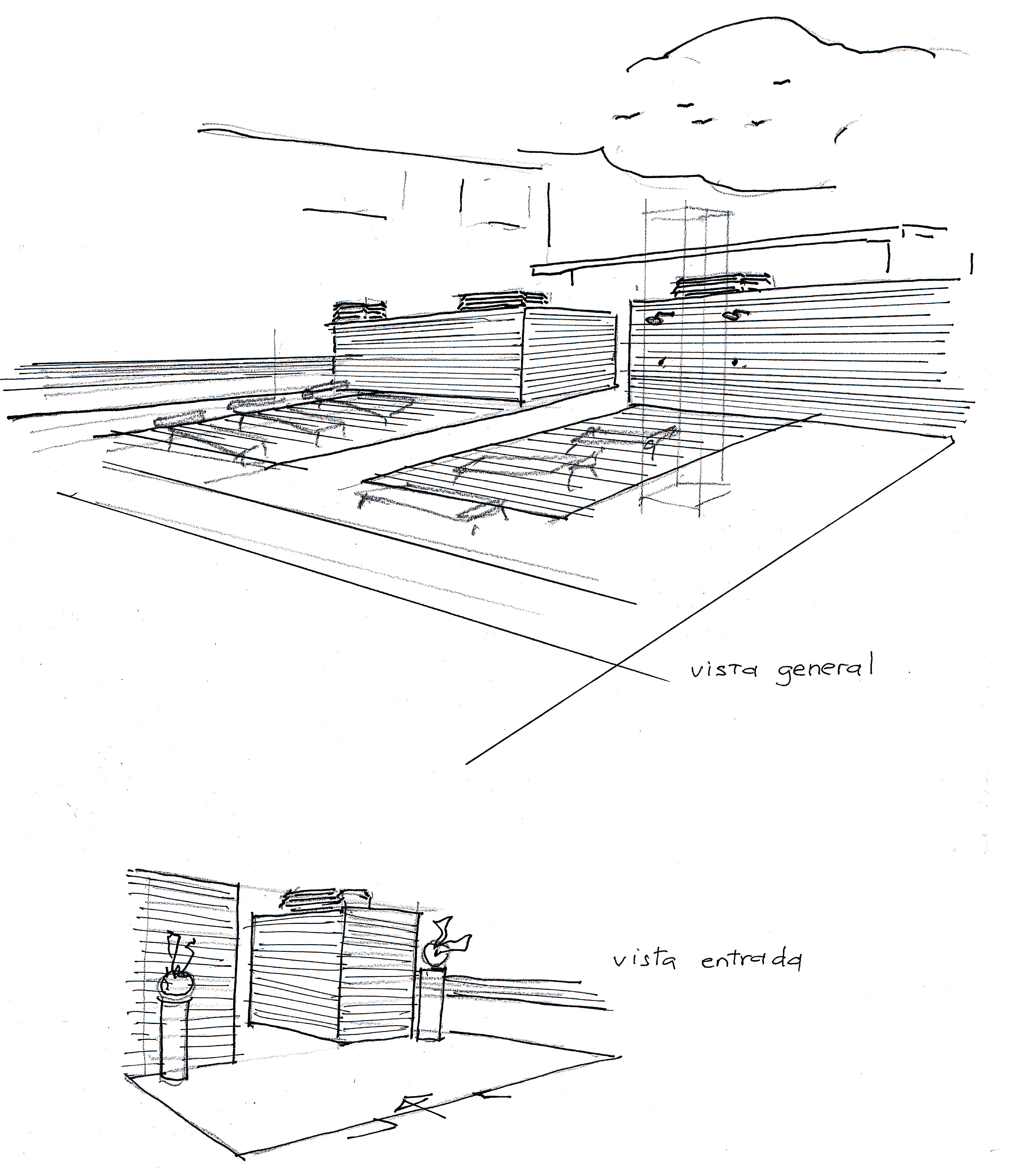 Conversaciones con croquis interiorismo pepenietostudio